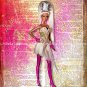 Barbie ~ Dictionary Digital Art Print ~ 8" x 10" - African American, Black, Dark Skin, Watercolor