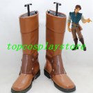 Tangled Rapunzel Flynn Rider pu leather ver cos Cosplay Shoes Boots shoe boot style 2
