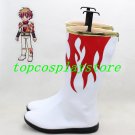 Tsubasa Resevoir Chronicle Ri Syaoran Syaoran Li red fire Cosplay Boots shoes shoe boot
