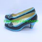 Vocaloid MIKU cosplay shoes boots shoe boot blue high heel