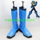 Hot Sale Blue Rockman Megaman Cosplay Women Party Boots shoes shoe