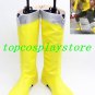 Power Rangers Super combat team Power Ranger Cosplay Shoes boots yellow ver #15YJZ10