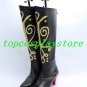 Frozen Princess Anna Cosplay Shoes Boots high heel ver one #15YJZ85