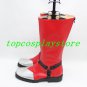 BlazBlue Ragna the Bloodedge Grim Reaper Cosplay Boots shoes red #BZBC01