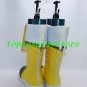BlazBlue - Jin Kisaragi Cosplay Boots shoes color two yellow