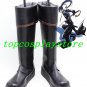 D Gray-Man Yu Kanda Black Long Cosplay Boots shoes D Gray-man D Gray man