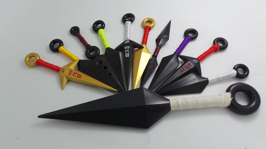 Naruto Namikaze Minato Yondaime Cosplay shuriken Kunai Knives shurikens