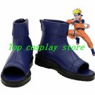 NARUTO Anime Uzumaki Naruto Ninja Cosplay Shoes Blue Boots Custom Made shoe boot