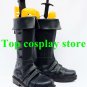 Axis Powers Hetalia Prussia cool black Patent Cosplay Boots shoes Version C #APH