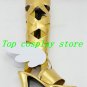 K RETURN OF KINGS Anime Neko Cosplay Shoes Boots Custom Made shoe boot gold