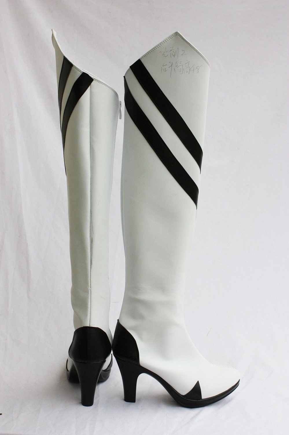 Neon Genesis Evangelion Ayanami Rei Cosplay Boots shoes black&white Ver ...