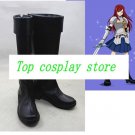 Fairy Tail Erza Scarlet black ver cos Cosplay Shoes Boots shoe boot  #JZ570