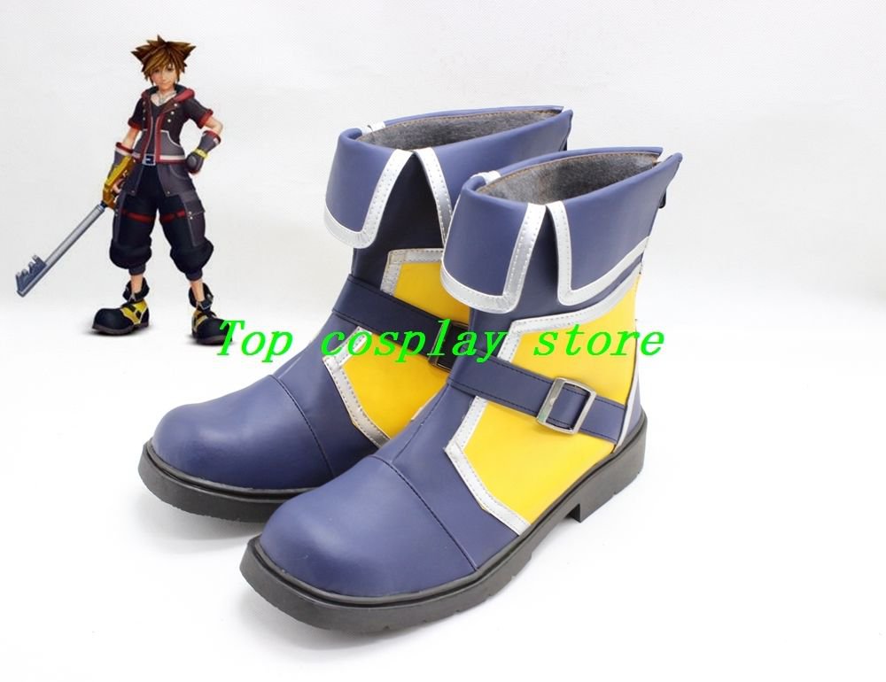 Kingdom Hearts 3 Sora short ver  Cosplay Boots shoes shoe boot  #CQ094