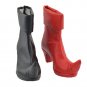 Batman Harley Quinn Shoes Red Black PU Boots Movie Cosplay Shoes clown #HQ003