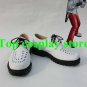 Tekken 6 STEVE FOX Cosplay Boots shoes white #TK04 shoe boot