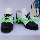 Black Butler Ciel Phantomhive Cosplay shoes boots shoe black&white lace up ver