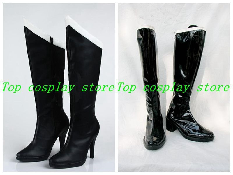 Sailor Moon Sailor Pluto Meiou Setsuna Cosplay Shoes Black Boots shoe boot