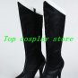 Sailor Moon Sailor Pluto Meiou Setsuna Cosplay Shoes Black Boots shoe boot