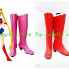 Sailor Moon Chibi Usa Usagi Tsukino Cosplay Boots shoes red Version B #SC003