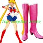 Sailor Moon Chibi Usa Usagi Tsukino Cosplay Boots shoes red Version B #SC003