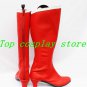Sailor Moon Chibi Usa Usagi Tsukino Cosplay Boots shoes red Version B #SC003
