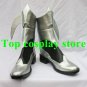 Kingdom Hearts Birth by Sleep Aqua Cosplay Shoes boots silver/black #KH001