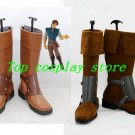 Tangled Rapunzel Flynn Rider pu leather ver cos Cosplay Shoes Boots shoe boot