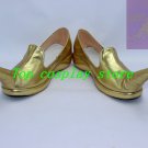 Aladdin and the magic lamp Princess Jasmine clown style gold Cosplay shoes boots