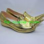 Aladdin and the magic lamp Princess Jasmine clown style gold Cosplay shoes boots