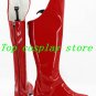 Supergirl Kara Danvers Cosplay Shoes Boots Cosplay Costume Custom Made red pu