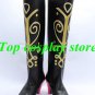 Frozen Princess Anna Cosplay Shoes Boots high heel ver one shoe boot