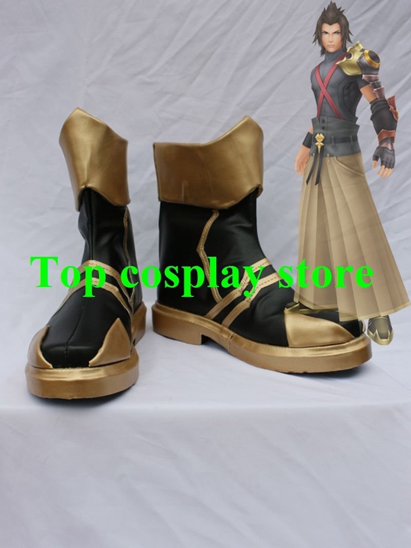 Kingdom Hearts Birth by Sleep Terra Cosplay Boots shoes #KH002
