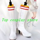 Tekken 5DR Lili White Cosplay Boots shoes #TK03  shoe boot