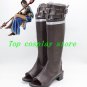 Final Fantasy XIII Cosplay Oerba Yun Fang Squall Cosplay Shoes boots brown shoe