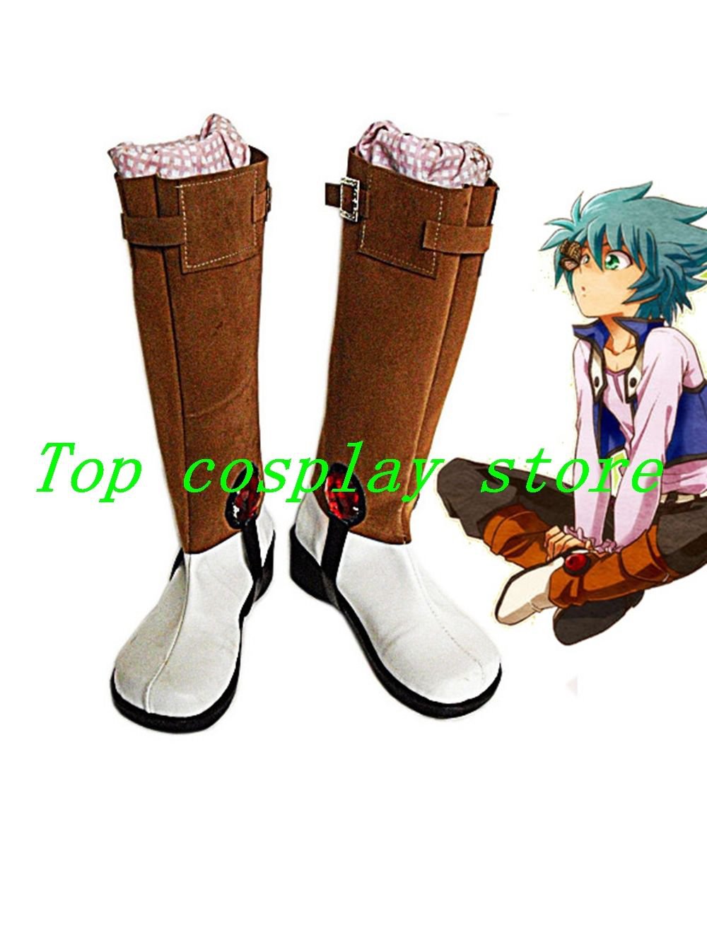 Yu-Gi-Oh! GX Jesse Anderson Johan Andersen John Cosplay Boots shoes #YG002 shoe