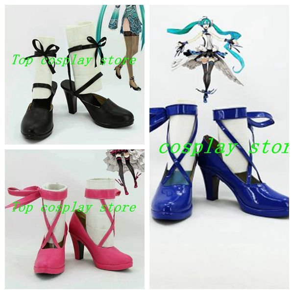 Vocaloid Project Diva F Hatsune Miku 7th Dragon 2020-2 Cosplay Shoes boots shoe