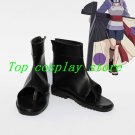 Naruto Anime Temari Ninjia Cosplay Shoes Boots #NAR018 pu leather shoe boot