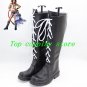 Final Fantasy X-2 X Cosplay Yuna Yuna's Black Lace Up Boots Shoes shoe boot