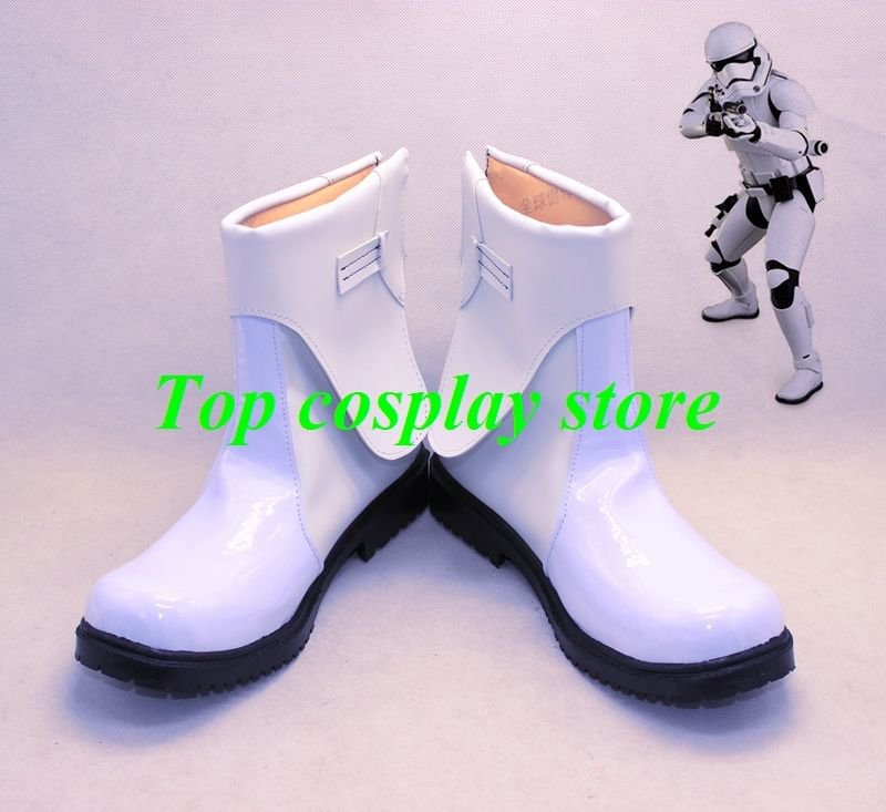 Star Wars The Force Awakens stormtrooper cos Cosplay Shoes Boots shoe boot