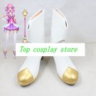 League of Legends LOL Lux white gold  high heel Cosplay Boots shoes shoe boot