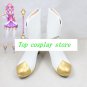 League of Legends LOL Lux white gold high heel Cosplay Boots shoes shoe boot