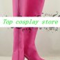 Sailor Moon pink ver 2 white Cosplay Boots shoes shoe boot #NC216