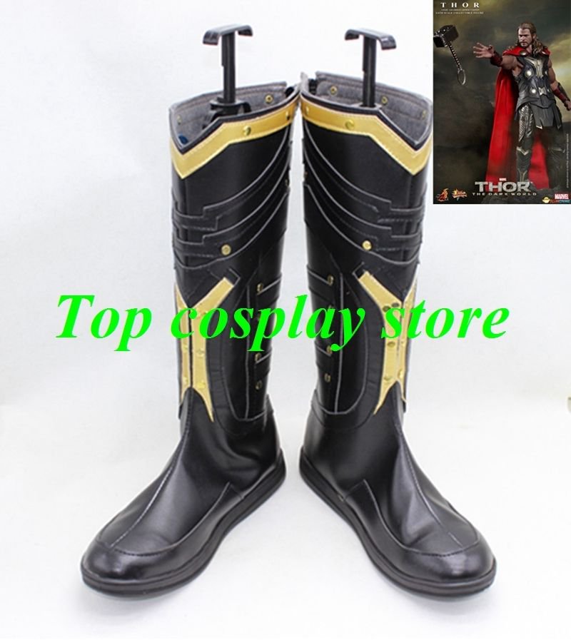 Marvel's The Avengers Captain America Thor 2 Thor Odinson cosplay shoes boots v2