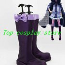 KARNEVAL Kiichi Purple Cosplay Boots shoes  shoe boot