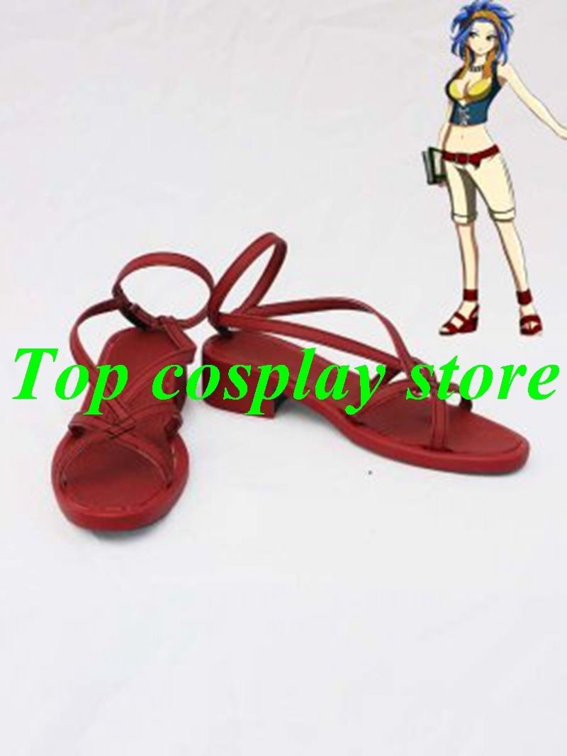 Fairy Tail Cosplay Levy Mcgarden Cosplay Shoes #FT012 shoe boot