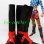 JoJo's Bizarre Adventure JOJO Guido Mista Black & White Cosplay Boots shoes