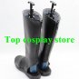 Naruto Uchiha Sasuke Cosplay Boots shoes Black new version shoe boot