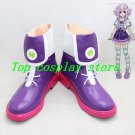 Hyperdimension Neptunia Planeptune Purple Heart Neptune Cosplay Boots shoes v2
