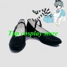 Black Butler Kuroshitsuji Ciel In Wonderland Cosplay Shoes boots black short Ver