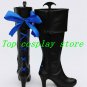 Black Butler Ciel Phantomhive Knight Cosplay Boots Shoes blue lace up shoe boot